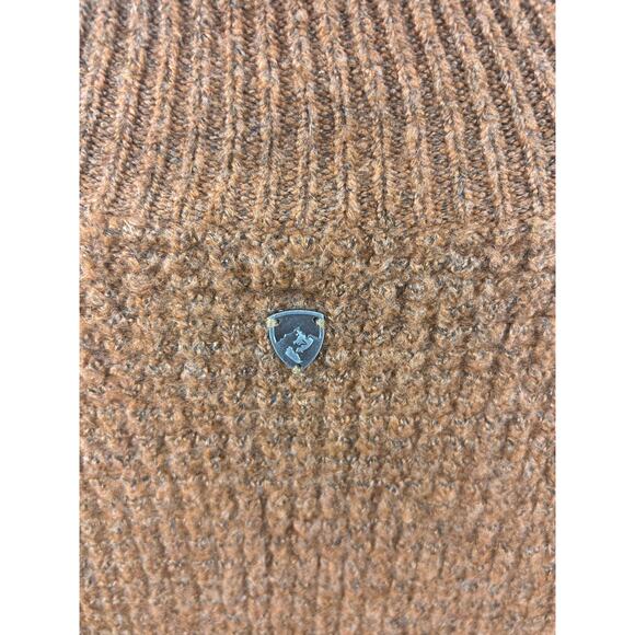 KÜHL Alpaca Blend Turtleneck Sweater Brown Textured Knit Women’s XL - Picture 3 of 9